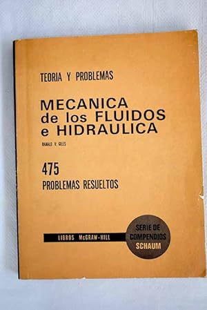 Immagine del venditore per Teora y problemas de mecnica de los flidos e hidrulica venduto da Alcan Libros