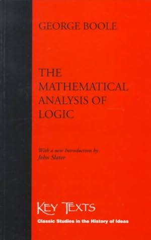 Bild des Verkufers fr Mathematical Analysis of Logic zum Verkauf von GreatBookPrices