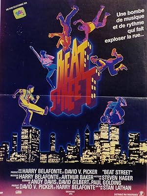 "BEAT STREET" Réalisé par Stan LATHAN en 1984 avec Guy DAVIS, Jon CHARDIET / Affiche originale fr...