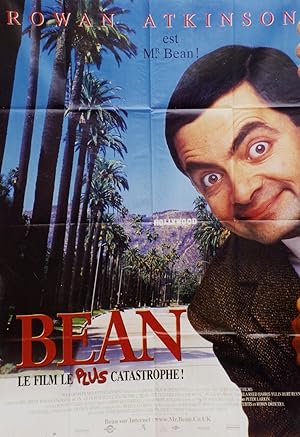 "BEAN" Réalisé par Mel SMITH en 1997 avec Rowan ATKINSON / Affiche française originale / Offset S...