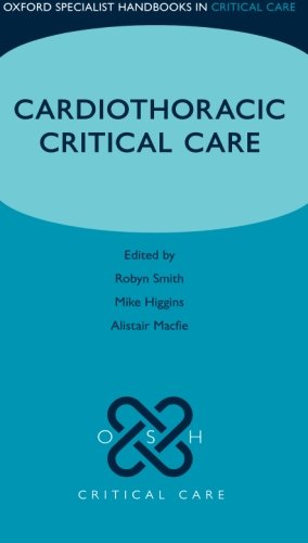 Immagine del venditore per Cardiothoracic Critical Care (Oxford Specialist Handbooks in Critical Care) [Paperback ] venduto da booksXpress
