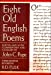 Imagen del vendedor de Eight Old English Poems (Third Edition) [Paperback ] a la venta por booksXpress