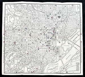 SERVICE MEN'S MAP OF WASHINGTON, DC