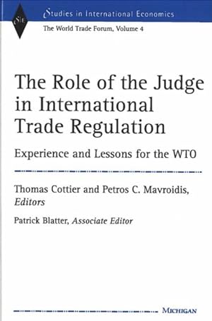 Seller image for Role of the Judge : Lessons for the Wto for sale by GreatBookPrices