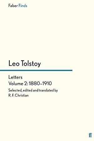 Seller image for Tolstoy's Letters Volume 2: 1880-1910 by Christian, R. F., Tolstoy, Leo [Paperback ] for sale by booksXpress