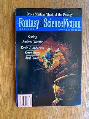 Image du vendeur pour Fantasy and Science Fiction September 1992 mis en vente par Scene of the Crime, ABAC, IOBA