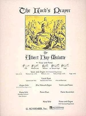 Seller image for The Lord's Prayer by Malotte, Albert Hay [Sheet music ] for sale by booksXpress