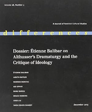 Imagen del vendedor de Dossier:  tienne Balibar on Althusser's Dramaturgy and the Critique of Ideology [Paperback ] a la venta por booksXpress