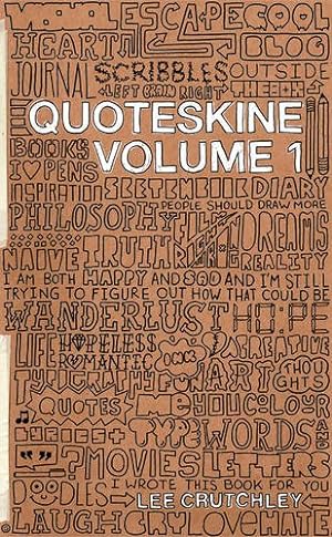 Imagen del vendedor de Quoteskine. Volume 1 by Crutchley, Lee [Hardcover ] a la venta por booksXpress