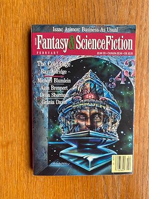 Bild des Verkufers fr Fantasy and Science Fiction February 1990 zum Verkauf von Scene of the Crime, ABAC, IOBA