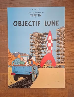 Seller image for OBJECTIF LUNE TINTIN POSTER (DESTINATION MOON) for sale by Hornseys