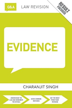 Image du vendeur pour Q&A Evidence (Questions and Answers) by Singh, Charanjit [Paperback ] mis en vente par booksXpress