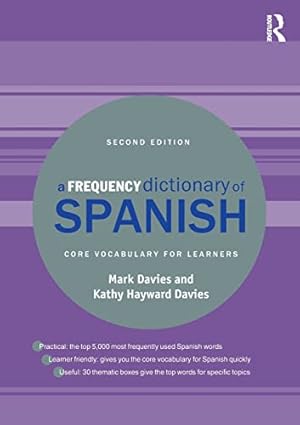 Image du vendeur pour A Frequency Dictionary of Spanish (Routledge Frequency Dictionaries) by Davies, Mark [Paperback ] mis en vente par booksXpress