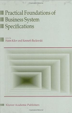 Seller image for Practical Foundations of Business System Specifications [Hardcover ] for sale by booksXpress