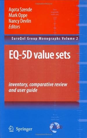 Image du vendeur pour EQ-5D Value Sets: Inventory, Comparative Review and User Guide (EuroQol Group Monographs) [Hardcover ] mis en vente par booksXpress