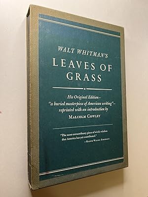 Bild des Verkufers fr Walt Whitman's Leaves of Grass: The First (1855) Edition (association copy) zum Verkauf von Rural Hours (formerly Wood River Books)