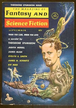 Bild des Verkufers fr The Magazine of Fantasy and Science Fiction: September, 1962 zum Verkauf von Dearly Departed Books