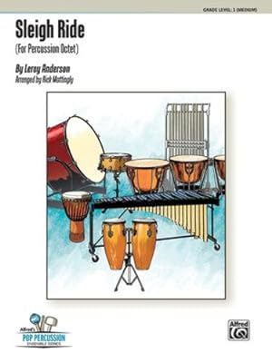 Image du vendeur pour Sleigh Ride: For Percussion Octet (Conductor Score & Parts) by Anderson, Leroy, Mattingly, Rick [Paperback ] mis en vente par booksXpress