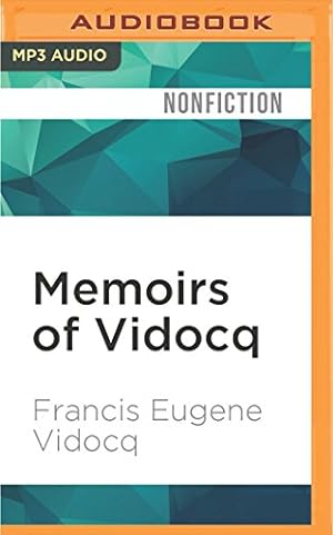 Seller image for Memoirs of Vidocq: Master of Crime by Vidocq, Francis Eugene [MP3 CD ] for sale by booksXpress