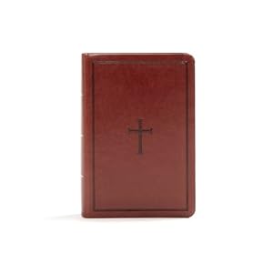 Bild des Verkufers fr KJV Large Print Compact Reference Bible, Brown LeatherTouch [Imitation Leather ] zum Verkauf von booksXpress