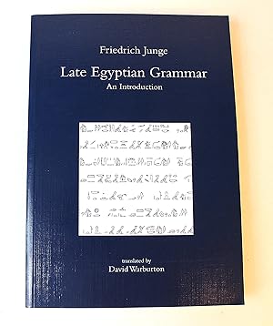 Late Egyptian Grammer: An Introduction (Egyptology S.)