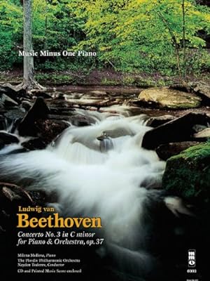 Seller image for Beethoven - Concerto No. 3 in C Minor, Op. 37: Music Minus One Piano [Paperback ] for sale by booksXpress