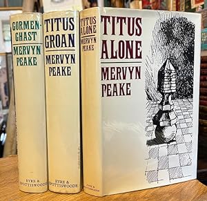 Bild des Verkufers fr The Gormenghast Trilogy : Titus Groan. Gormenghast. Titus Alone. [Three volumes] zum Verkauf von Foster Books - Stephen Foster - ABA, ILAB, & PBFA