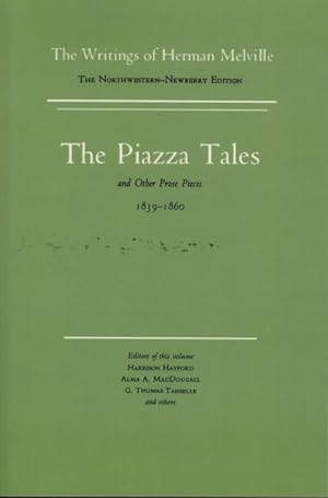 Immagine del venditore per Piazza Tales and Other Prose Pieces, 1839-1860 venduto da GreatBookPrices