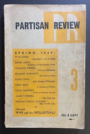 Bild des Verkufers fr Partisan Review, Volume 6, Number 3 (VI; Spring 1939) zum Verkauf von Philip Smith, Bookseller
