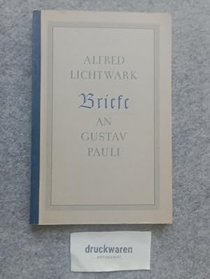 Seller image for Briefe an Gustav Pauli. for sale by Druckwaren Antiquariat