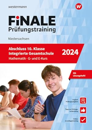 Seller image for FiNALE Prfungstraining Abschluss Integrierte Gesamtschule Niedersachsen: Mathematik 2024 Arbeitsbuch mit Lsungsheft for sale by buchlando-buchankauf