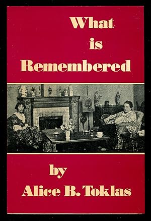 Seller image for What is Remembered for sale by Between the Covers-Rare Books, Inc. ABAA