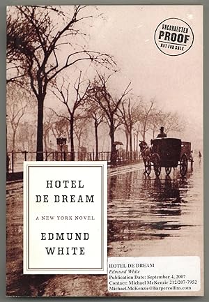 Bild des Verkufers fr Hotel de Dream: A New York Novel zum Verkauf von Between the Covers-Rare Books, Inc. ABAA
