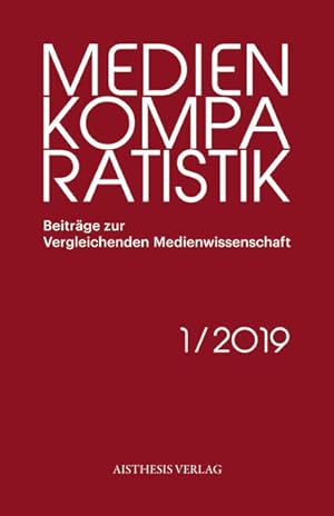 Imagen del vendedor de Medienkomparatistik: Heft 1 (2019) a la venta por Studibuch