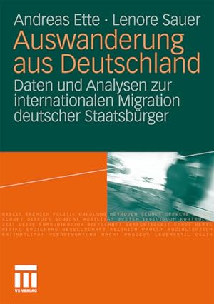 Bild des Verkufers fr Auswanderung aus Deutschland: Daten und Analysen zur internationalen Migration deutscher Staatsbrger zum Verkauf von Studibuch