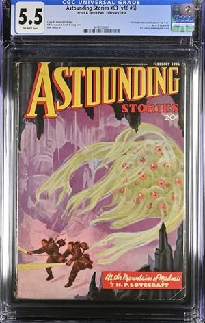 Astounding Stories 1936 February. Contains At the Mountains of Madness.