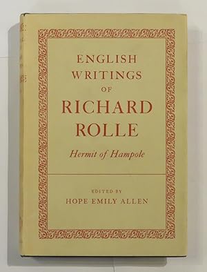 Seller image for English Writings of Richard Rolle, Hermit of Hampole for sale by St Marys Books And Prints