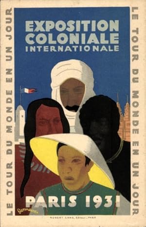 Künstler Ansichtskarte / Postkarte Weltausstellung 1931 Paris, Exposition Coloniale Internationale