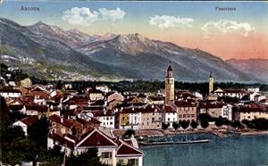 Ansichtskarte / Postkarte Ascona Kanton Tessin, Panorama