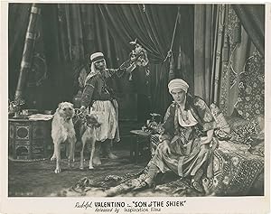 Bild des Verkufers fr Son of the Sheik [Son of the Shiek] (Two original photographs from the 1939 Australian re-release of the 1926 film) zum Verkauf von Royal Books, Inc., ABAA