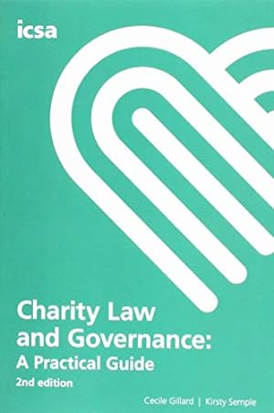 Immagine del venditore per Charity Law and Governance: A Practical Guide 2nd edition venduto da WeBuyBooks