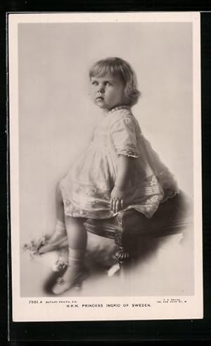 Ansichtskarte Die junge Prinzessin Ingrid von Schweden