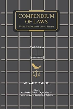 Seller image for Compendium of Laws Under the Nigerian Legal System for sale by AHA-BUCH GmbH