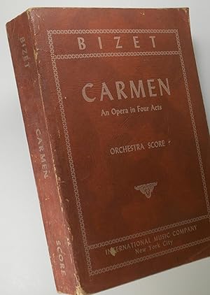 Carmen, Opera in Four Acts, Orchestra Score (Miniature Score)