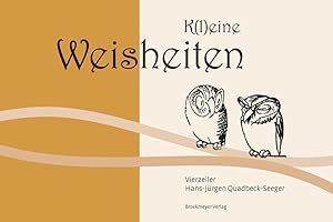 Seller image for K(l)eine Weisheiten: Vierzeiler for sale by Buchhandlung Loken-Books
