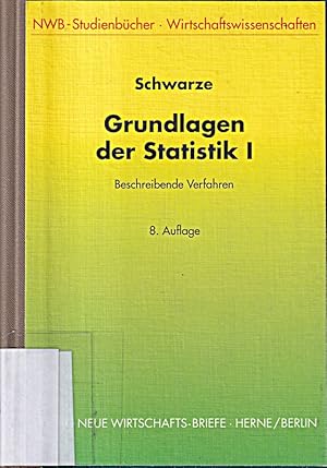 Bild des Verkufers fr Grundlagen der Statistik, Bd.1, Beschreibende Verfahren [Broschiert] [1998] zum Verkauf von Die Buchgeister