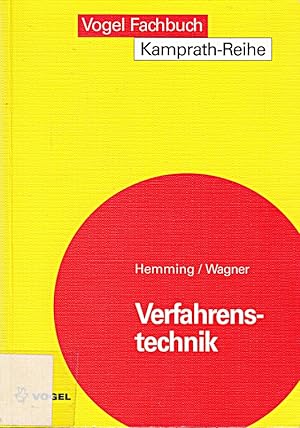 Imagen del vendedor de Verfahrenstechnik (Kamprath-Reihe) [Taschenbuch] a la venta por Die Buchgeister