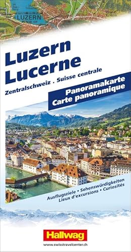 Seller image for Luzern, Zentralschweiz, Panoramakarte for sale by Wegmann1855