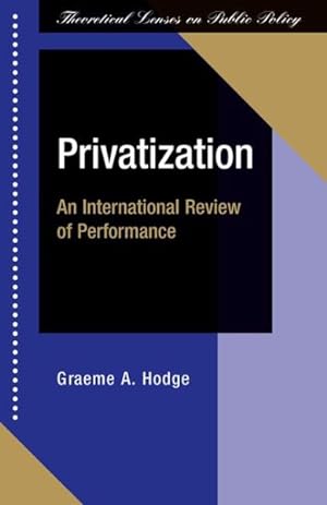 Bild des Verkufers fr Privatization : 0N International Review of Performance zum Verkauf von GreatBookPrices