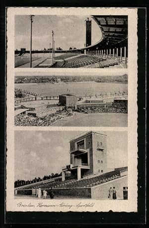 Ansichtskarte Breslau, Hermann-Göring-Sportfeld